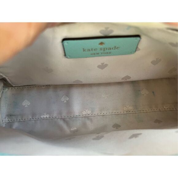Preloved Kate Spade Carson Convertible Crossbody Bag Purse - Colorblock Poolside - Picture 8 of 13